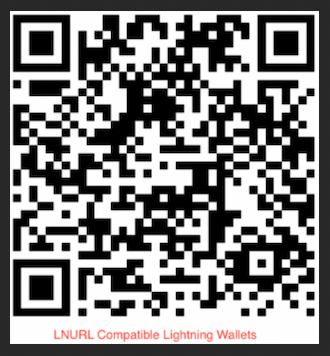 Lightning QR code from LNURL